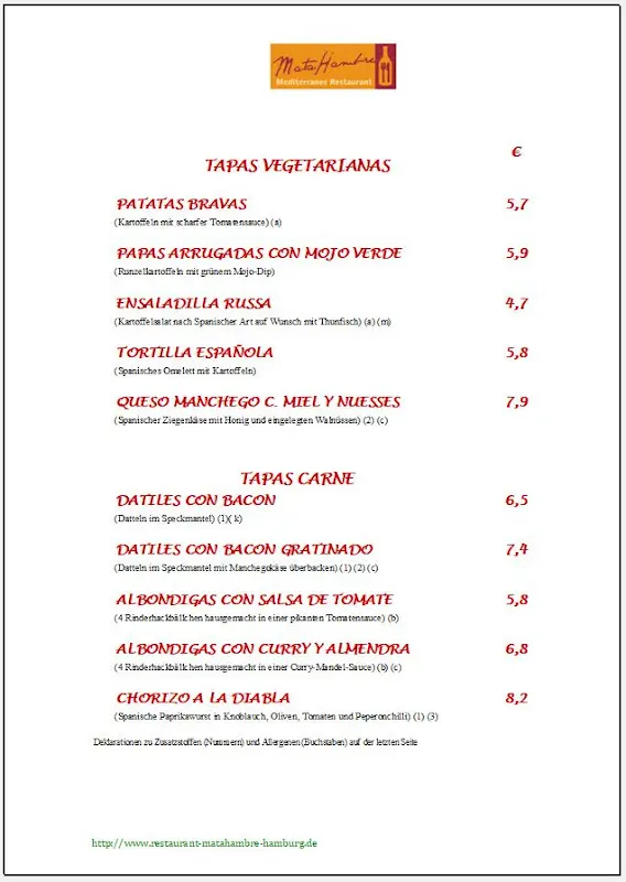 Menu_Restaurant Hamburg MataHambre_Hamburg_image_1