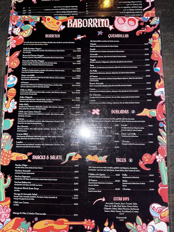 Menu_BABORRITO - LOST IN MÉXICO_Hamburg_image_1