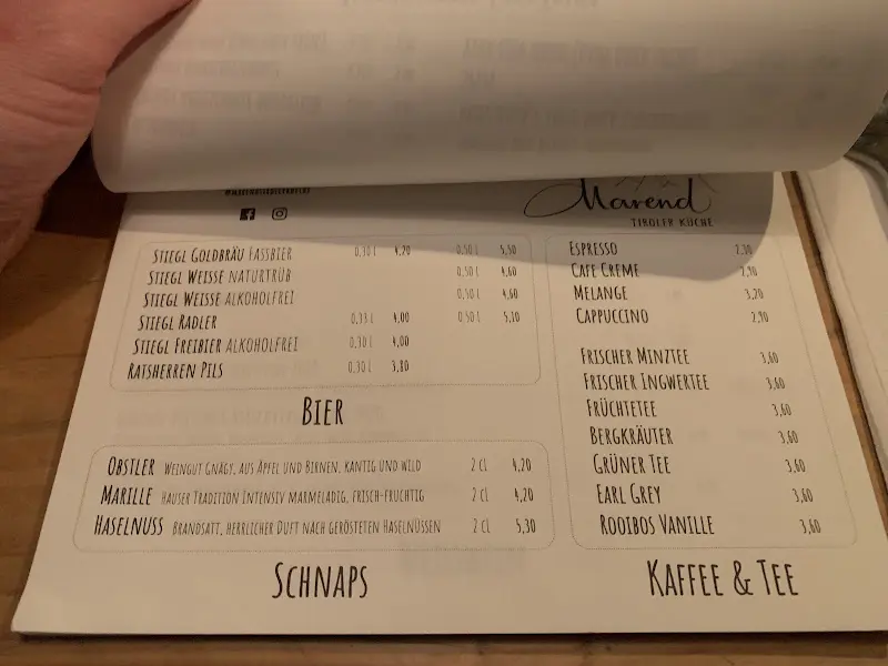 Menu_Marend Tiroler Küche Eimsbüttel_Hamburg_immagine_2