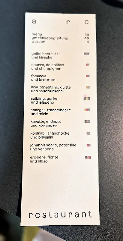 Menu_arc restaurant_Hamburg_image_3