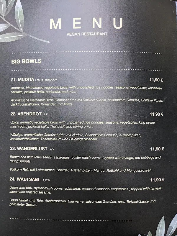 Menu_Citta Vegan House_Hamburg_immagine_2