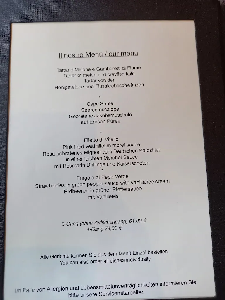 Menu_Forissimo Ristorante Italiano_Bonn_image_2
