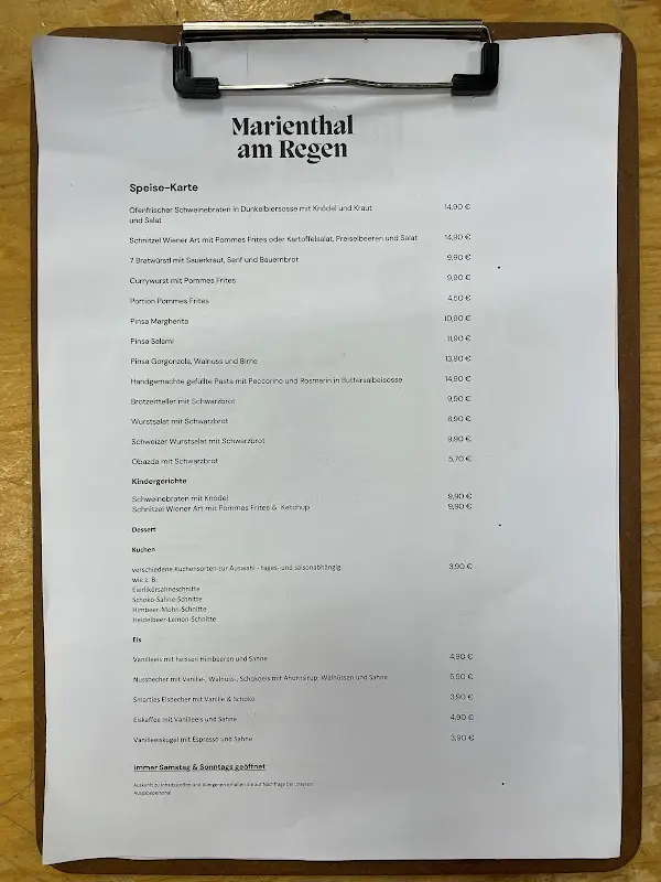 Menu_Gasthof Marienthal am Regen_Regenstauf_image_1