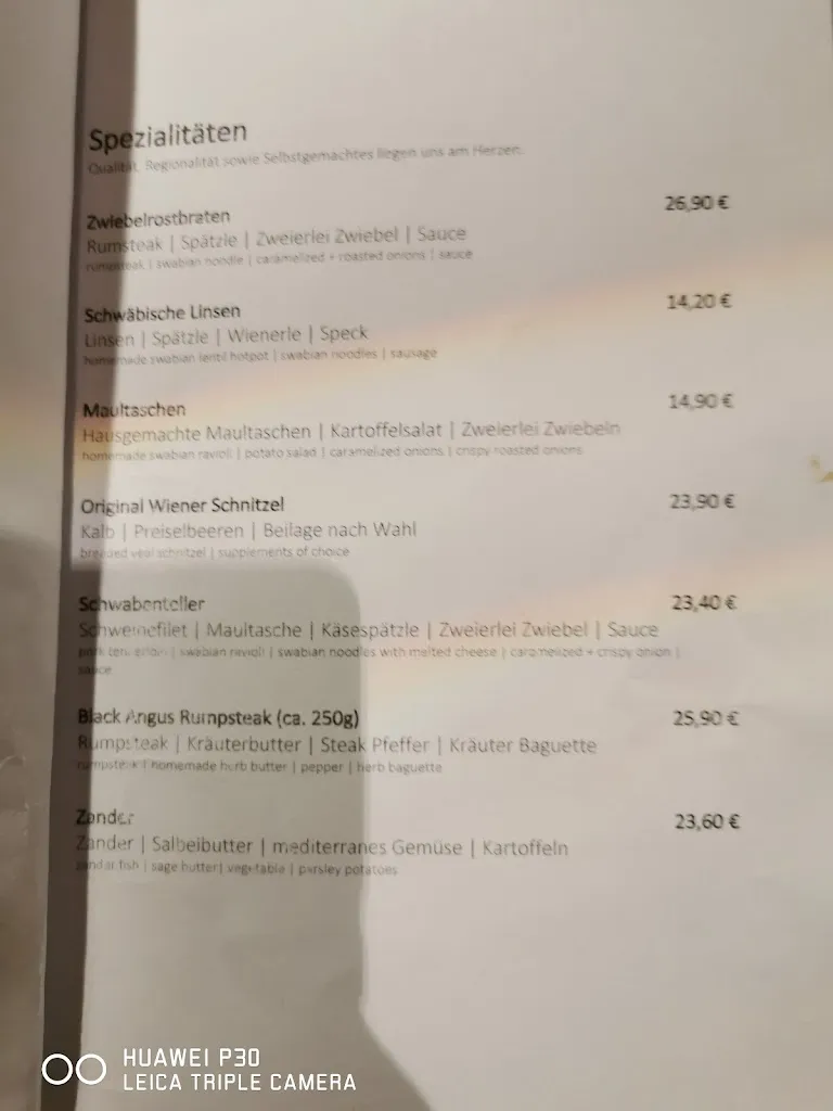 Menu_Gaststätte Krone_Ulm_image_1
