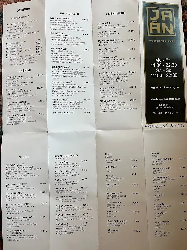 Menu_JA AN Restaurant - Poppenbüttel_Hamburg_image_2