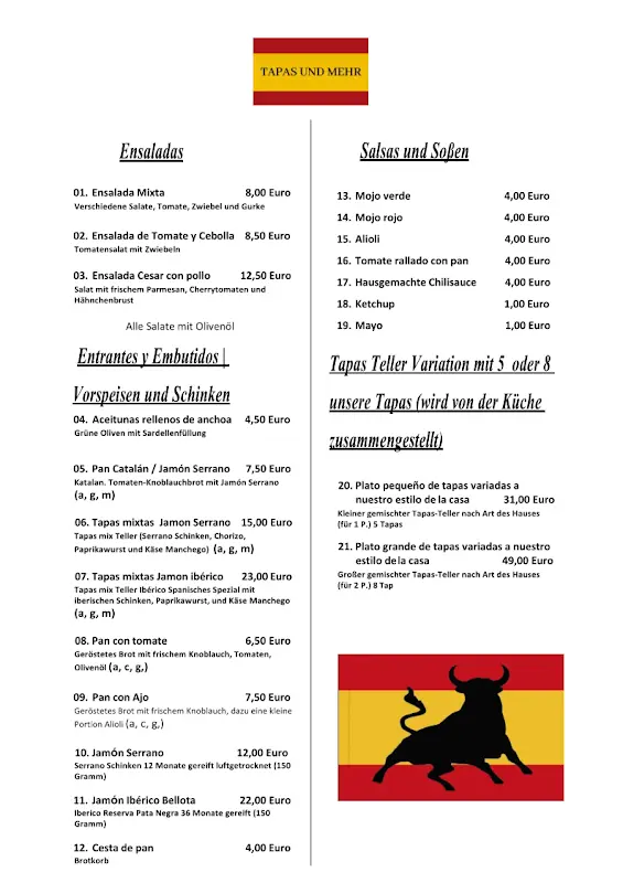 Menu_Tapas und Mehr Spanisches Restaurant Ammersbek_Ammersbek_image_1