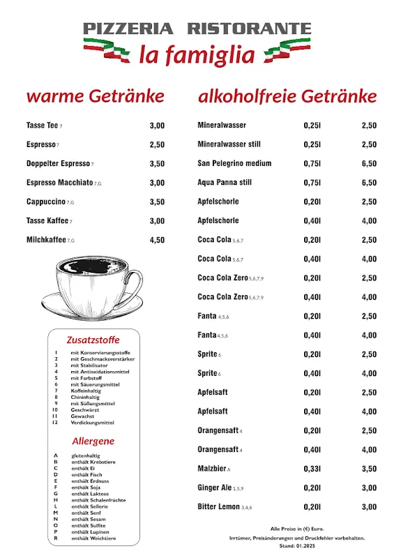Menu_Pizzeria Ristorante la famiglia_Solms_image_2