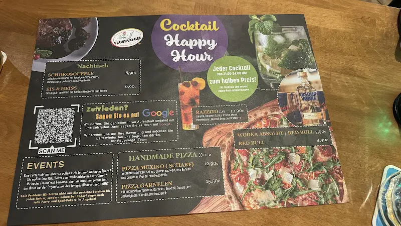 Menu_Restaurant Feuervogel_Hamburg_immagine_2