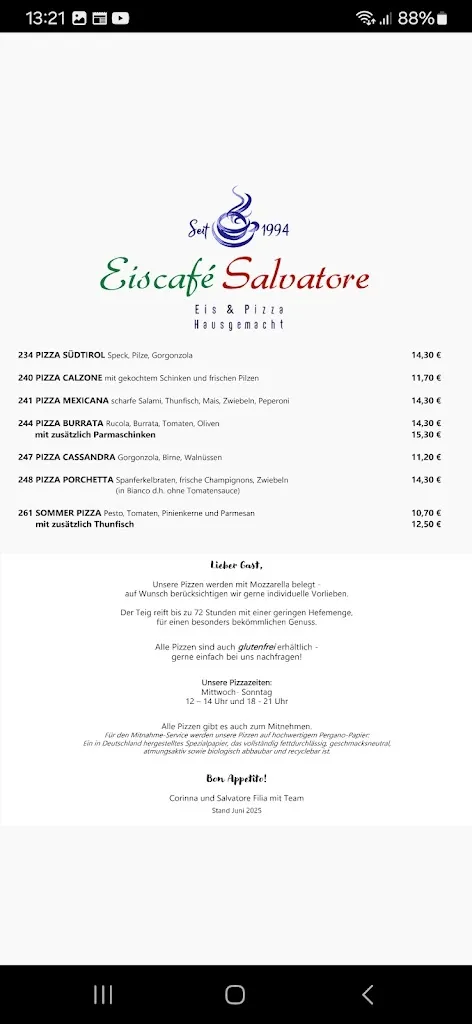 Menu_Gaststätte Eiscafé Salvatore_Schwarzwald_image_2