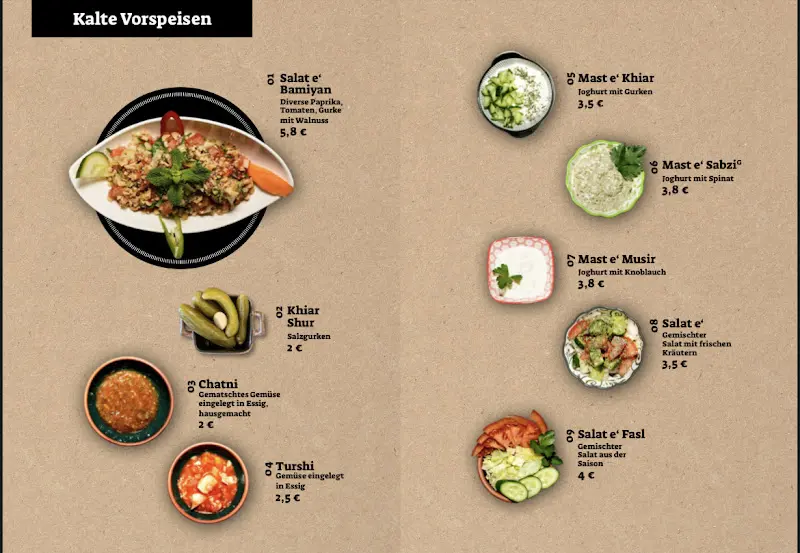 Menu_Restaurant Bamiyan_Hamburg_immagine_2