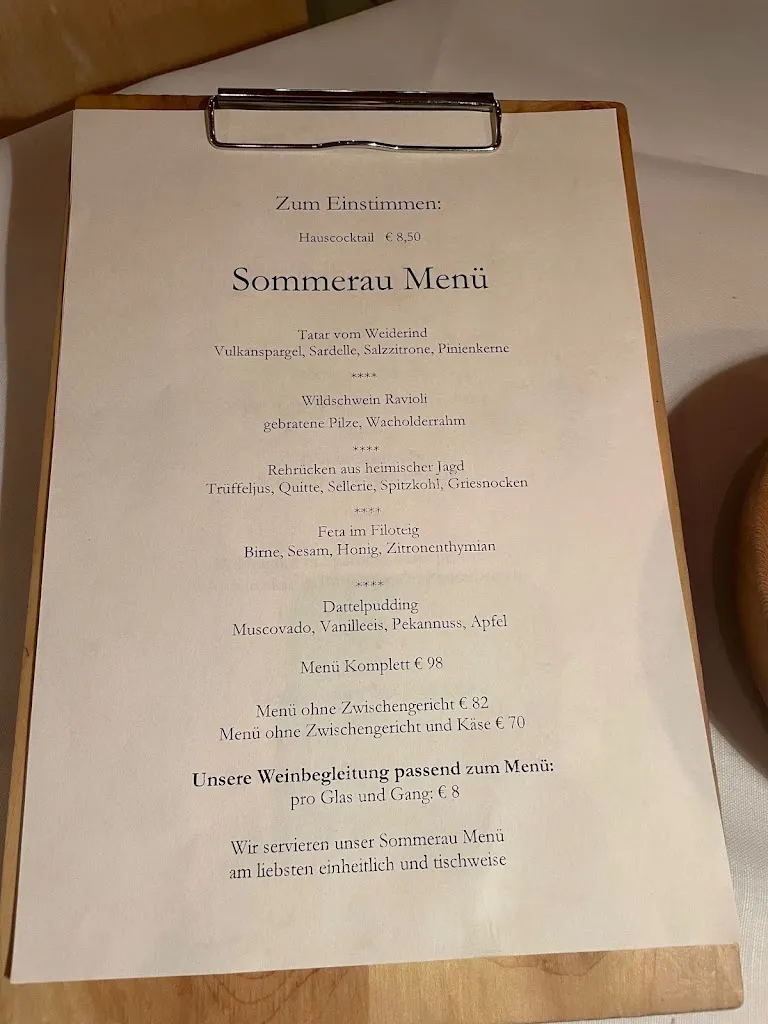 Menu_Hotel Gasthof Sommerau_Schwarzwald_immagine_1