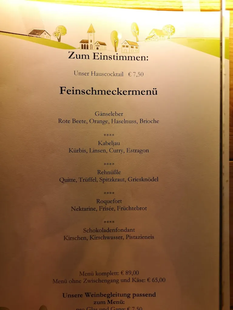 Menu_Hotel Gasthof Sommerau_Schwarzwald_immagine_2