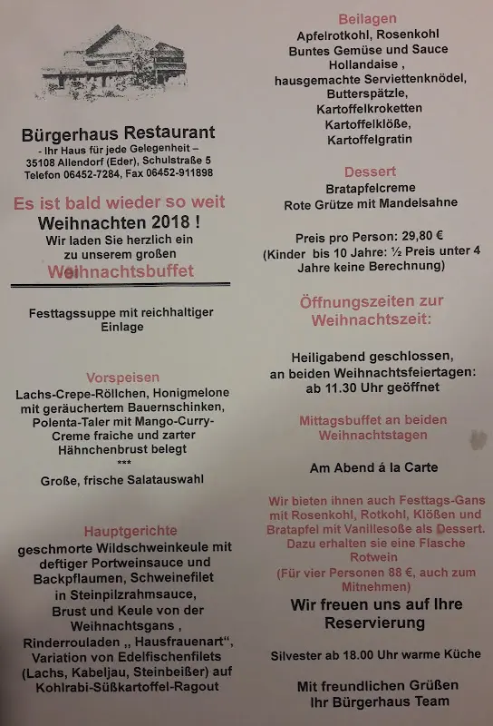 Menu_Restaurant Bürgerhaus_(Eder)_immagine_2