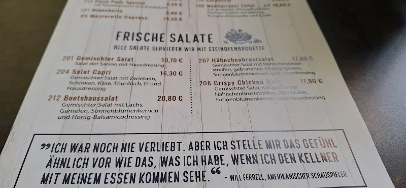 Menu_Restaurant Bootshaus Wetzlar_Wetzlar_immagine_1