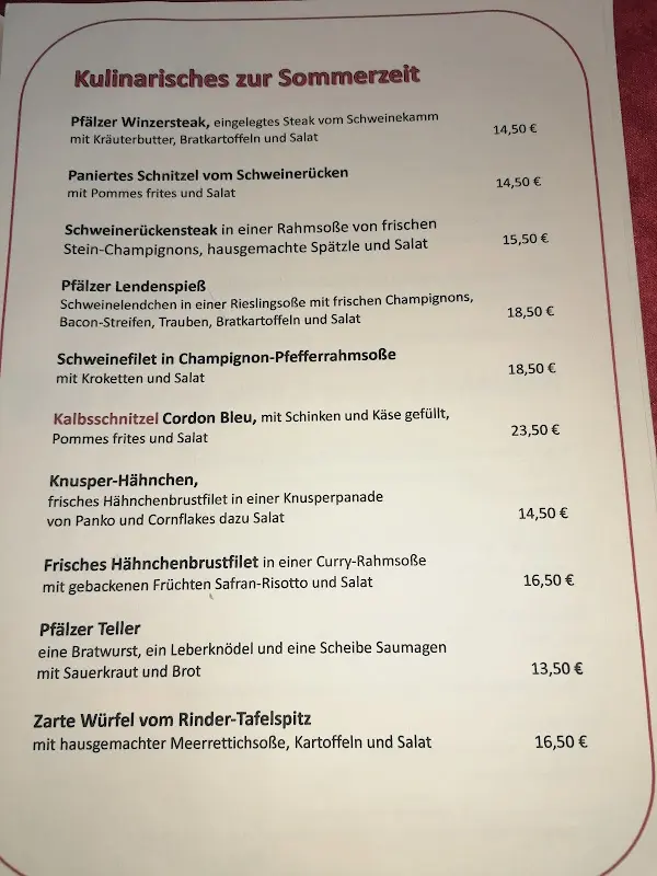 Menu_Restaurant Bürgerstübel Mußbach_Weinstraße_immagine_1