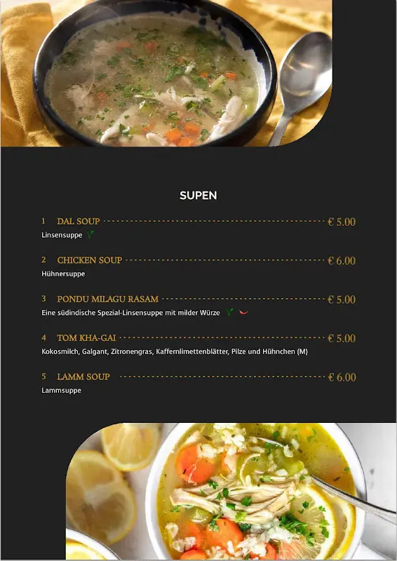 Menu_Dosa World Indisches restaurant_Hamburg_immagine_2