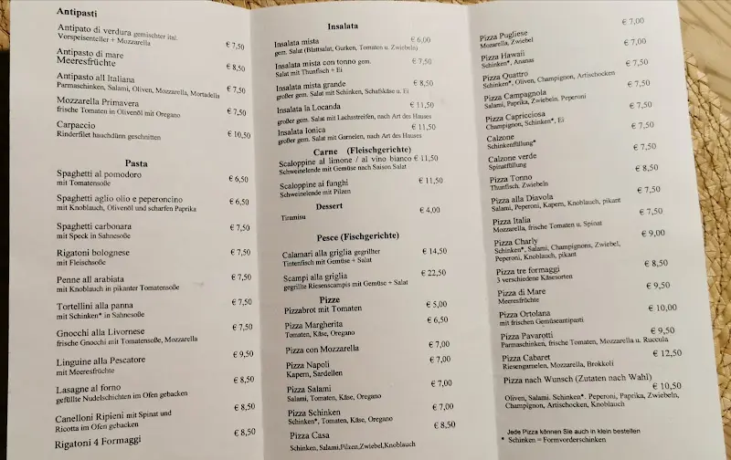 Menu_Restaurant La Locanda_Altenstadt_immagine_1