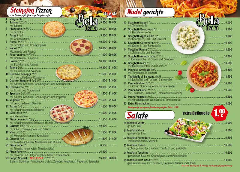 Menu_Bella Italia Pizzaservice_Altenstadt_immagine_1