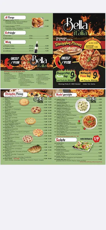Menu_Bella Italia Pizzaservice_Altenstadt_immagine_3