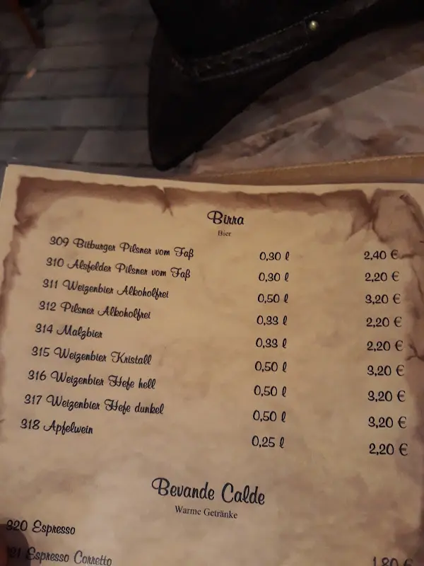 Menu_Ristorante Pizzeria Da Franco_Alsfeld_immagine_1