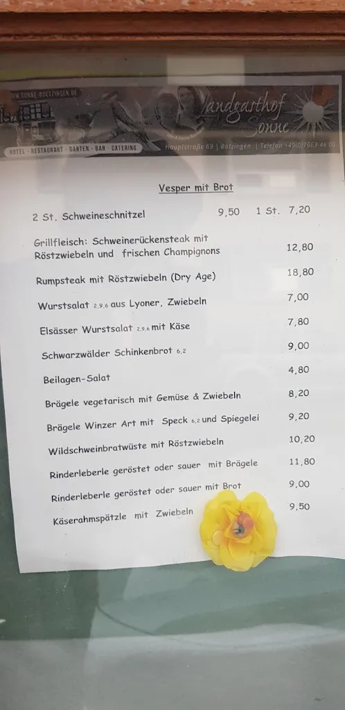 Menu_Landgasthof Sonne - Bötzingen_Bötzingen_image_3