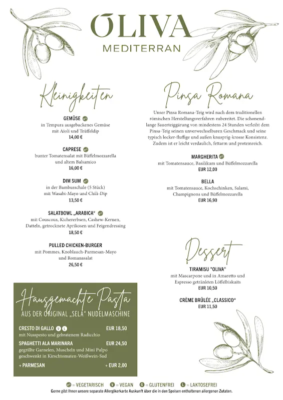 Menu_Restaurant OLIVA mediterran_Marburg_image_1