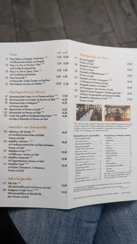 Menu_Ristorante Pizzeria La Pergola_Kirchhain_immagine_1