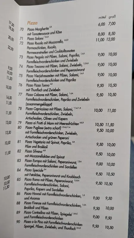 Menu_Ristorante Pizzeria La Pergola_Kirchhain_immagine_2