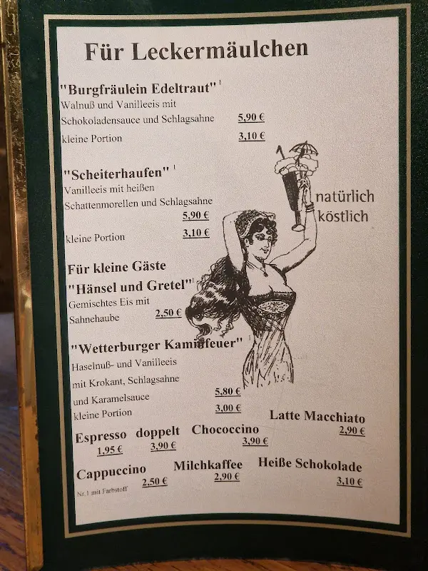 Menü_Restaurant Die Wetterburg_Arolsen_Bild_1