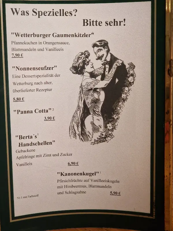 Menü_Restaurant Die Wetterburg_Arolsen_Bild_2