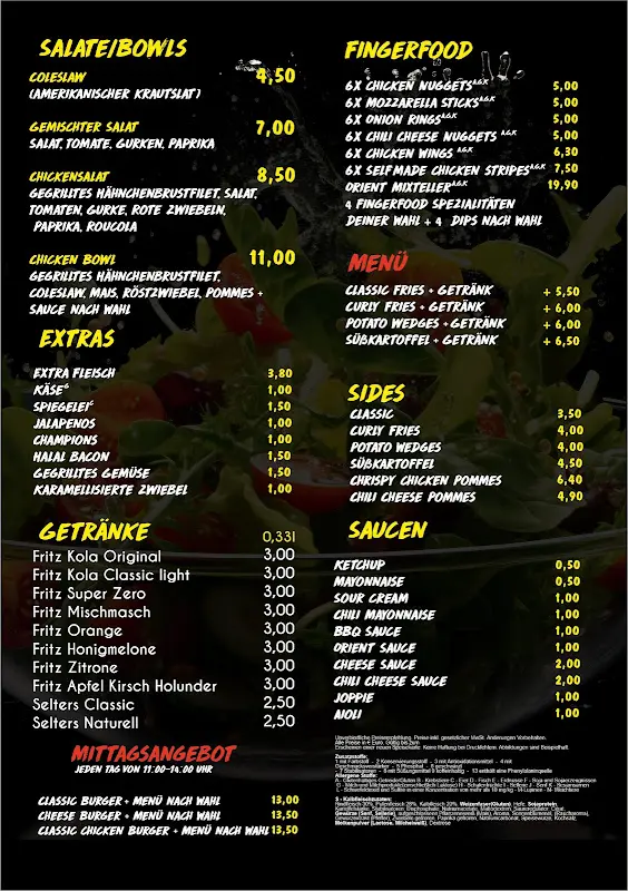 Menu_Orient-Burger Bad Arolsen_Arolsen_immagine_1