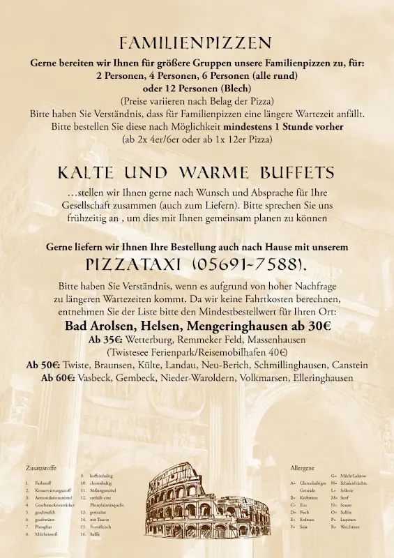 Ristorante Pizzeria Vecchia Roma ristorante a Arolsen