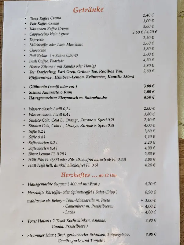 Menu_Café in the lake_Arolsen_image_1