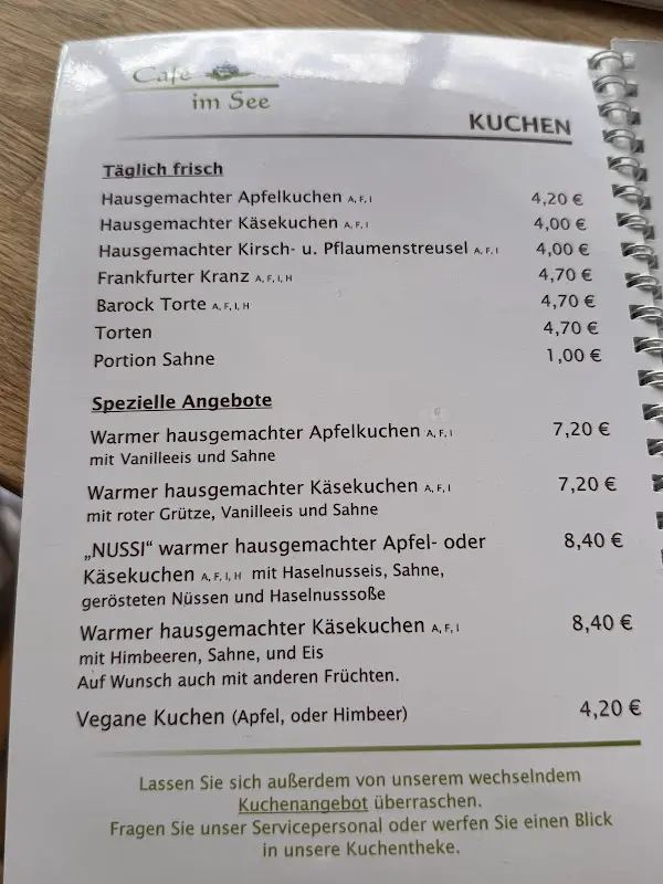 Menu_Café in the lake_Arolsen_image_2