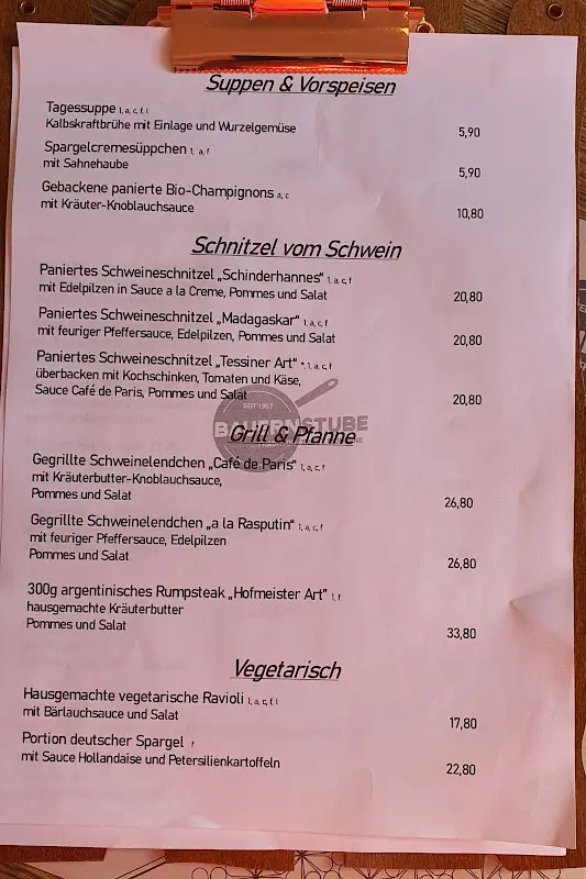 Menu_Hotel Restaurant Bauernstube_Eschenburg_immagine_2