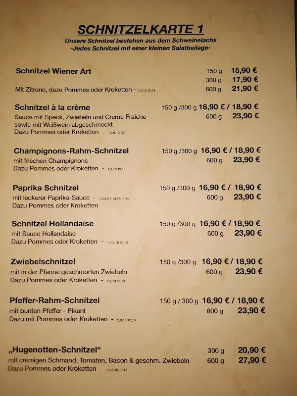 Menu_Hotel Restaurant Zum Landgraf Carl dem Schnitzelkönig in Hessen_Karlshafen_image_1