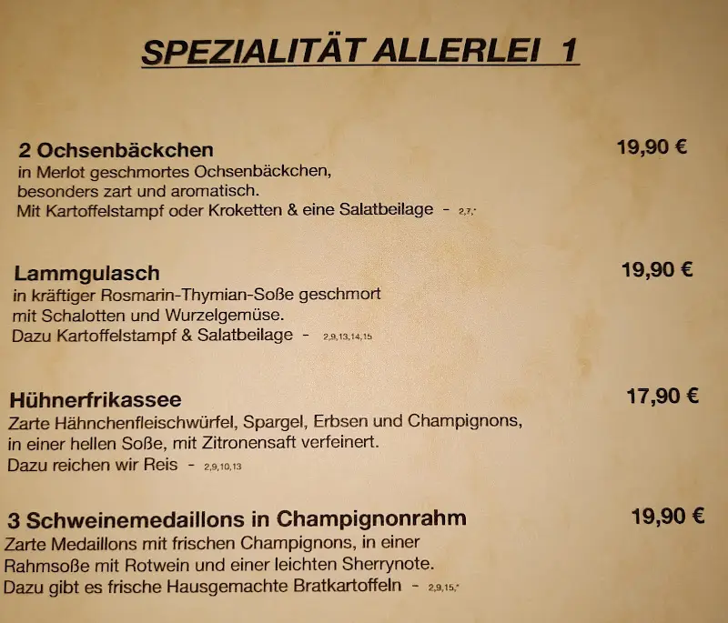 Menu_Hotel Restaurant Zum Landgraf Carl dem Schnitzelkönig in Hessen_Karlshafen_image_2