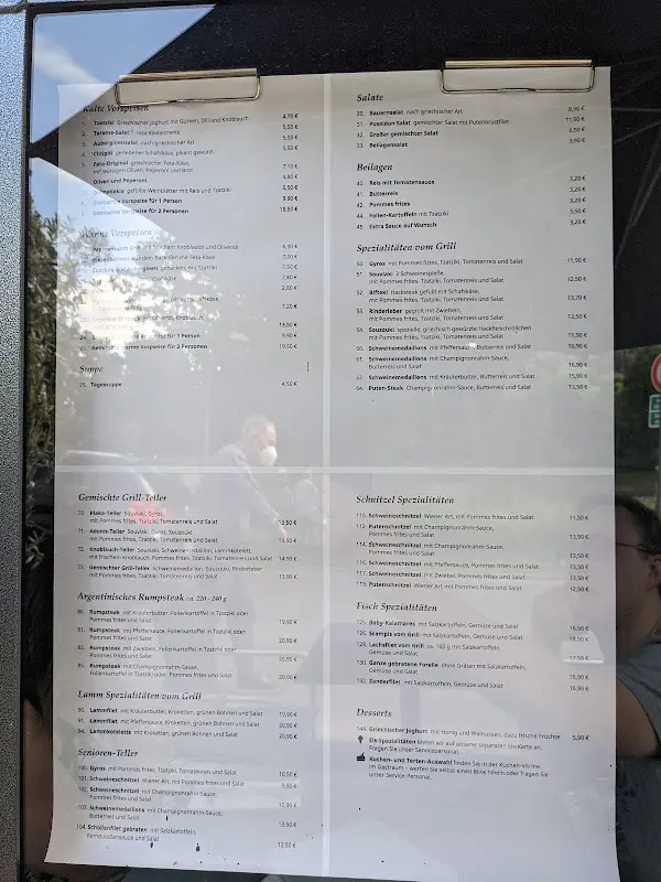 Menu_Café Restaurant Poseidon Zum Seeblick_König_image_1