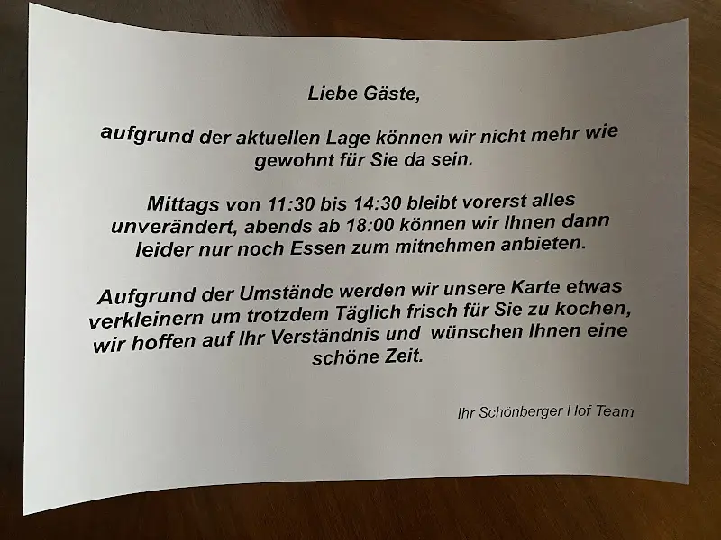 Menu_Gasthaus Schönberger Hof_König_immagine_1