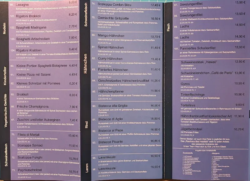 Menu_Rasthaus Bad Hersfeld_Hersfeld_immagine_2