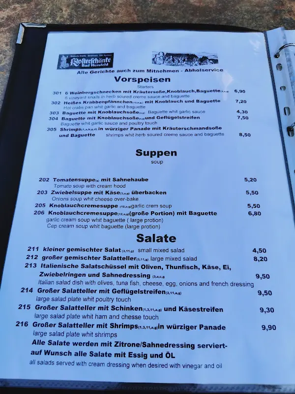 Menu_Klosterschänke Bad Hersfeld_Hersfeld_image_2