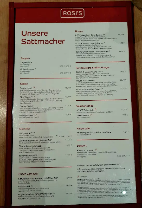 Menu_ROSI'S Bad Hersfeld_Hersfeld_immagine_1