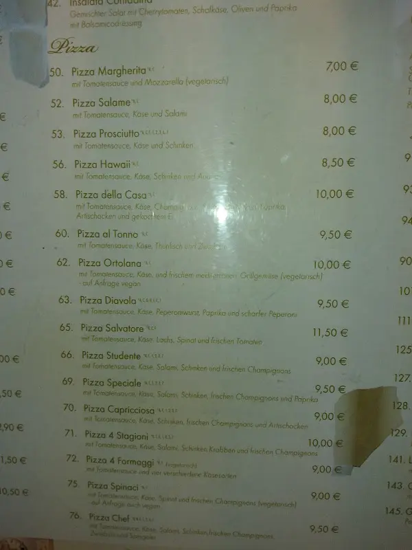 Menü_Ristorante La Favola_Hersfeld_Bild_4