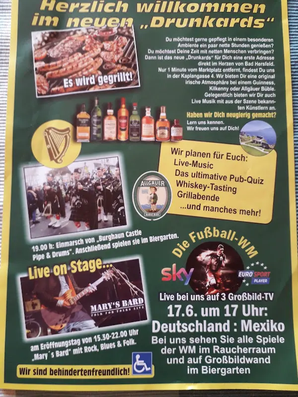 Menu_Drunkards #FunPub_Hersfeld_immagine_2