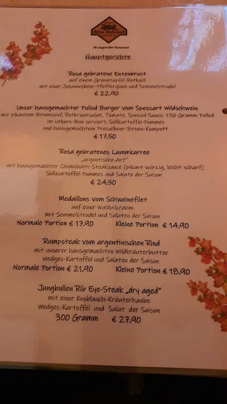 Menu_Restaurant Alter Bahnhof Bad Orb_Orb_immagine_2
