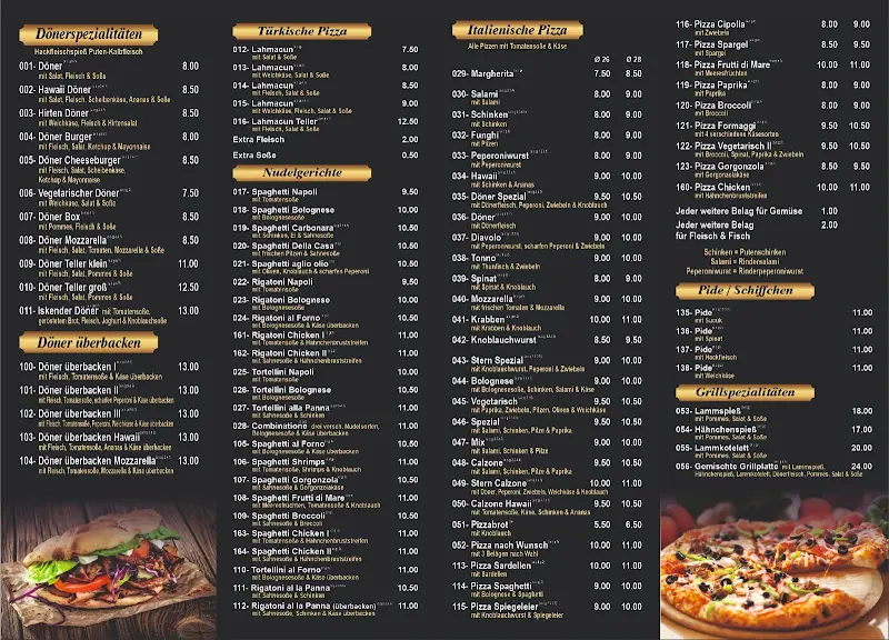 Menu_Döneria-Pizzeria Stern_Orb_immagine_1