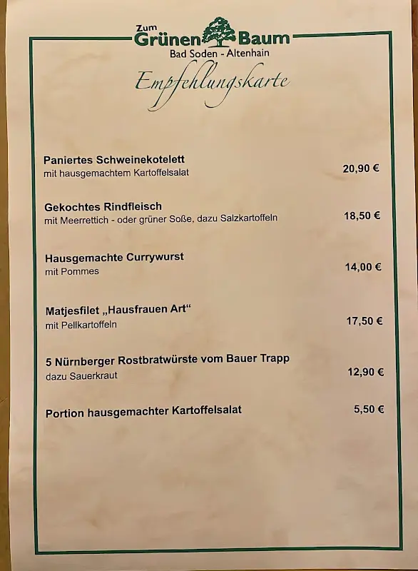 Menu_Gasthaus Zum Grünen Baum Altenhain_Taunus_image_2