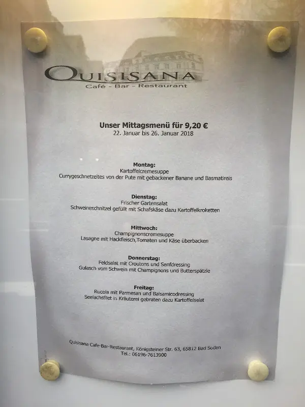 Menu_Café - Bar - Restaurant Quisisana_Taunus_immagine_3