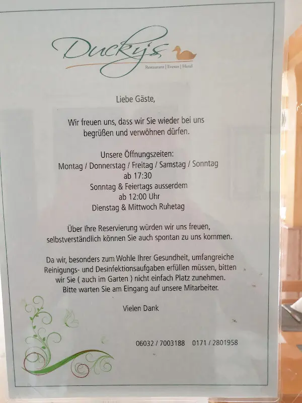 Menu_Ducky's Restaurant | Hotel | Events_Nauheim_image_2