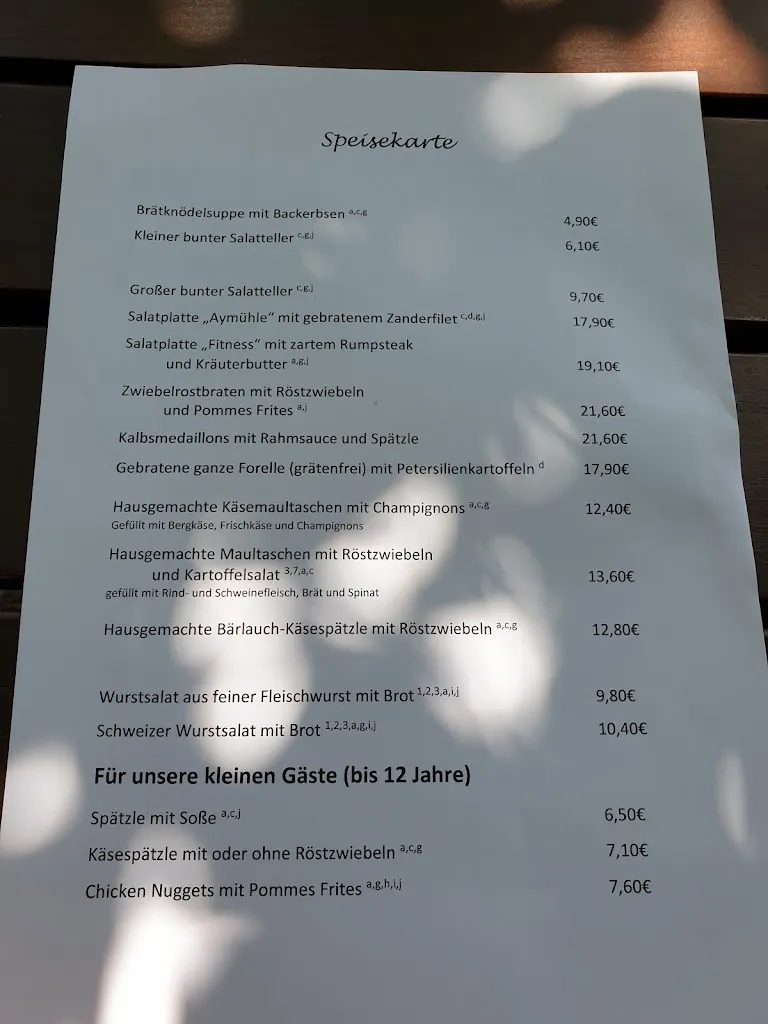 Aymühle Fischerstüble - Bettina Dreher ristorante a Riß